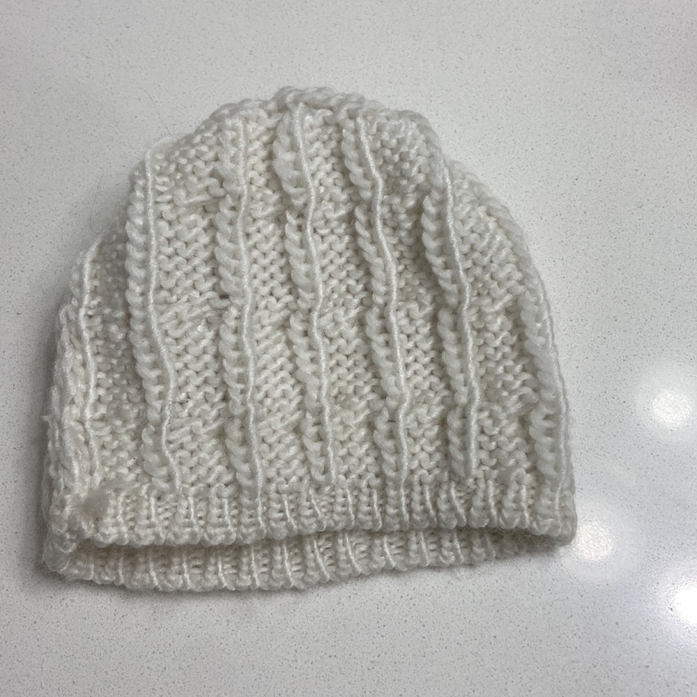 White Beanie - Picture 2 of 3